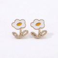 Sunny Daisy Stud Earrings