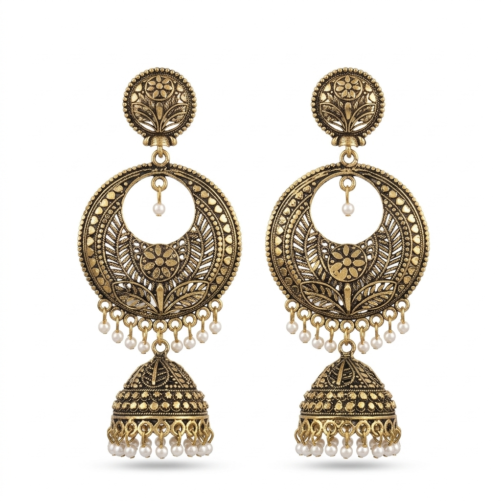 Royal Heritage Jhumkas